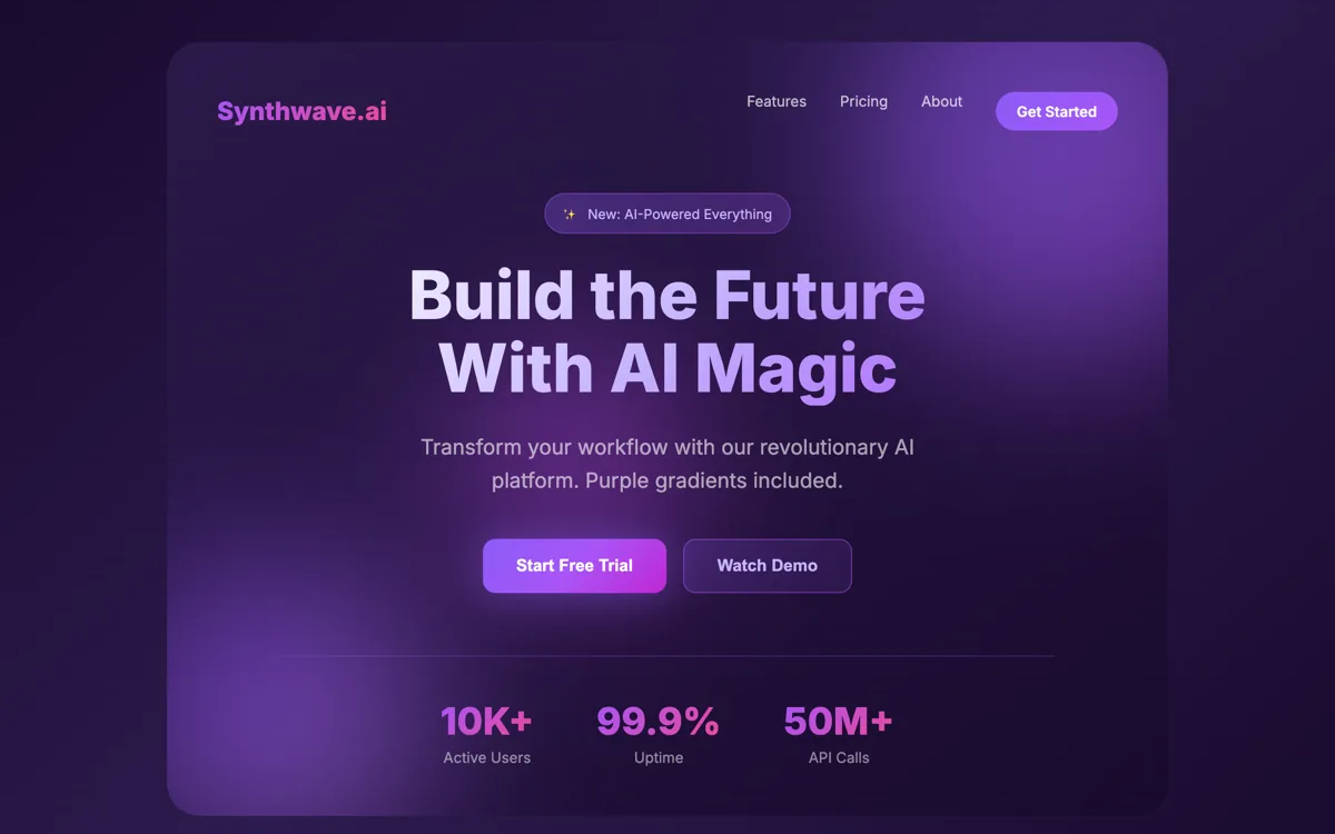 Generic AI UI patterns Impeccable is built to catch